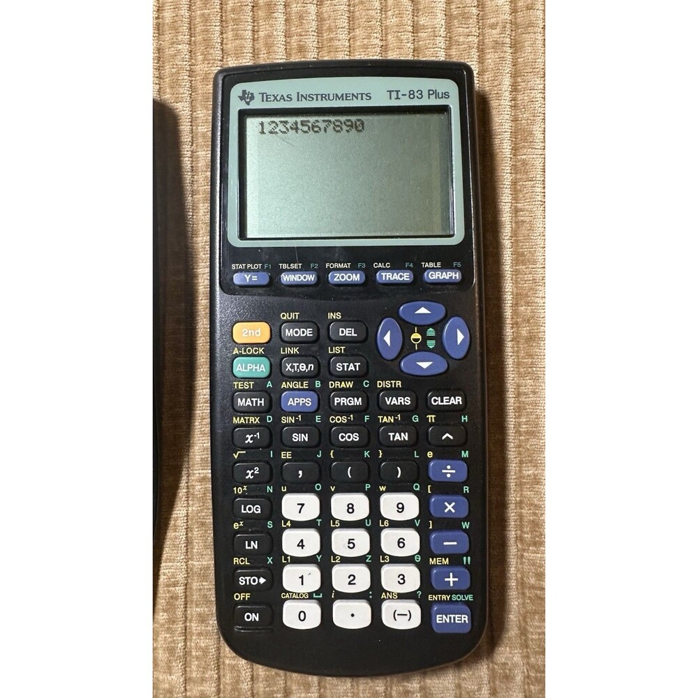 Texas Instruments TI 83 Plus Graphing Calculator - Tested - Picture 2 of 4